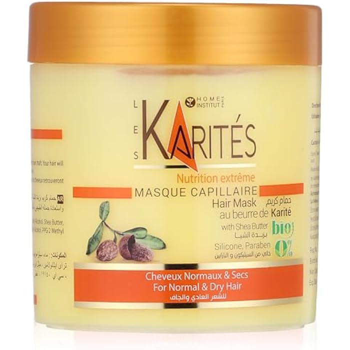 Les Karites Hair Mask with Shea Butter (500ml) - Image 1